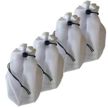 Imagem de Jogo 4 Coador Voal Voil Leite Queijo Chá Kefir Suco Verde - Joss Decor