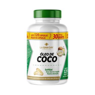 Imagem de Óleo de Coco - 120 Cápsulas - La San Day - Green