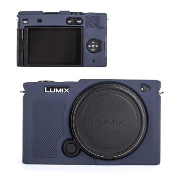 Imagem de MUZIRI KINOKOO Capa de silicone macio compatível com câmera sem espelho Panasonic Lumix S9, capa protetora de borracha para câmera Panasonic Lumix DC-S9 - antiderrapante e antiarranhões - azul