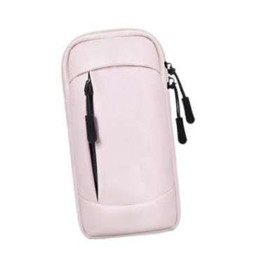 Imagem de Colaxi Armad para braçadeira esportiva com alça ajustável, estojo de braço de corrida respirável universal, saco de braço para smartphone para academia de, Rosa