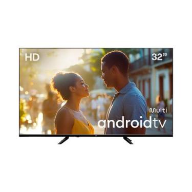 Imagem de Smart TV DLED 32 HD Multi Essencial Android 11 3HDMI 2USB Wi-fi Blueto