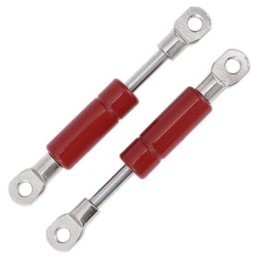Imagem de X AUTOHAUX Amortecedores a gás de 100 mm/3,94" 67N molas a gás vermelho aço carbono 2 peças RV caixa de ferramentas tampa caixa de armazenamento capa de porta de armário