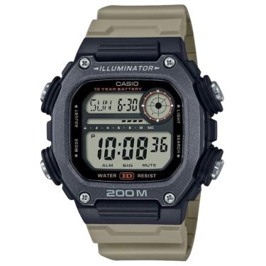 Imagem de Relógio de Pulso Casio World Time Masculino Pulseira Extra Longa Hora Mundial Digital Prova Dágua 200 Metros Esportivo Preto DW-291HX-5AVDF