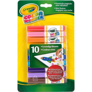 Imagem de Crayola Color Wonder Markers, Mess Free Coloring, 10 Count, Gift for Kids, Age 3, 4, 5, 6