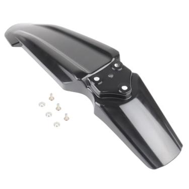 Imagem de HTBCCHB Protetor de para-lama Surron dianteiro de plástico ABS modificado para motocicleta compatível com Light Bee Sur Ron S/X Segway X160 / X260 (para-lama dianteiro preto)