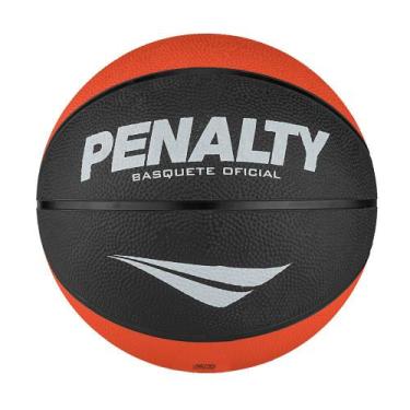 Imagem de Bola De Basquete Quadra Parque Playoff Penalty Original, Preto, Laranj