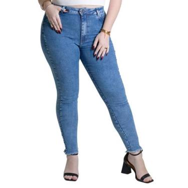 Imagem de Calça Jeans Sawary Plus Size - 279219 Azul, 54, Azul