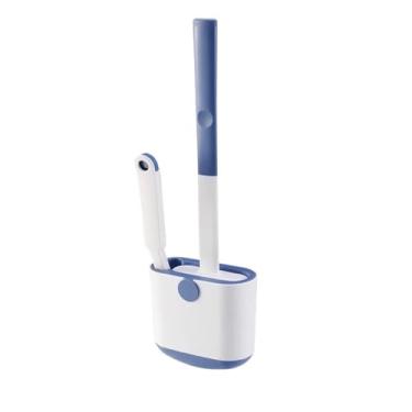 Imagem de Suporte para Escova de Vaso Sanitário Escova de vaso sanitário de parede doméstica, escova de vaso sanitário dupla simples, conjunto de êmbolo, ferramentas de banheiro e escova de vaso sanitário Supor