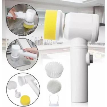 Imagem de Super Escova Elétrica Limpeza Doméstica - Multiuso 5 Em 1 - Sweet Home