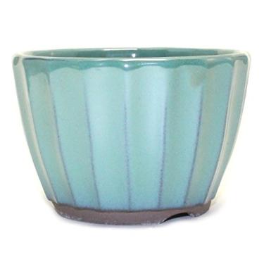 Imagem de Vaso de cerâmica em forma de flor de crisântemo da Bonsai