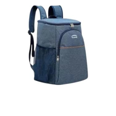 Imagem de Bolsa Térmica De Grande Capacidade Adequada Para Piquenique Na Praia - 20 litros (Azul)