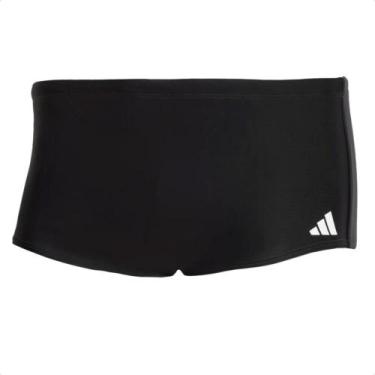 Imagem de Sunga Adidas Solid Masculino, M, Preto, Branco