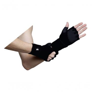 Imagem de Luva Kanxa Com Munhequeira Musculação Tamanho P Cor Preto