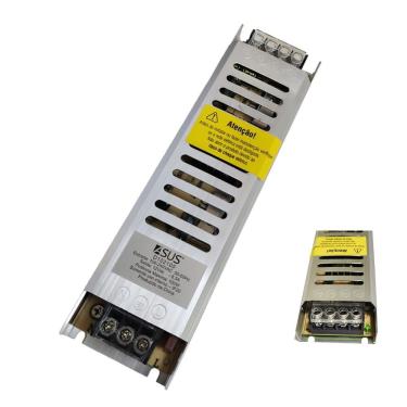 Imagem de Fonte Driver Chaveada 12v 8,3a Perfil Fita De Led Cftv Camera Luminaria Lustre Segurança