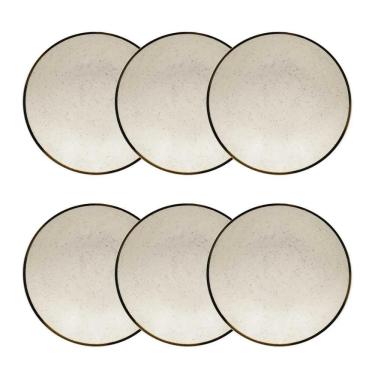 Imagem de Conjunto De Pratos Fundos 06 Peças Unni Brisa Oxford