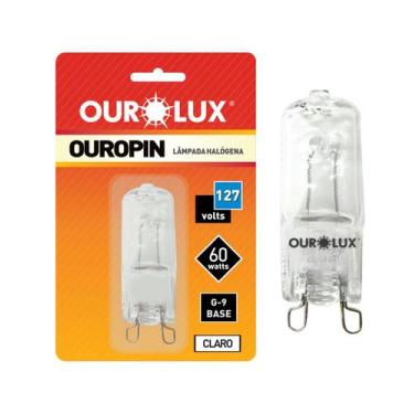 Imagem de Lâmpada Bipino 60w G9 Cor da Luz Amarelo 2800k 127v Ourolux