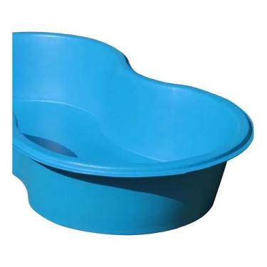 Imagem de Piscina Polietileno Azul 500 Litros Feijao Afort