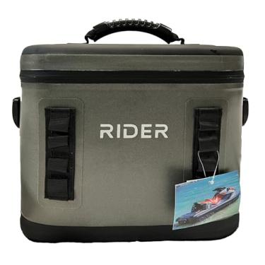 Imagem de Rider Coolers PWC Jet Ski Sea Doo Cooler conjunto de 2 coolers para todas as embarcações pessoais - cinza