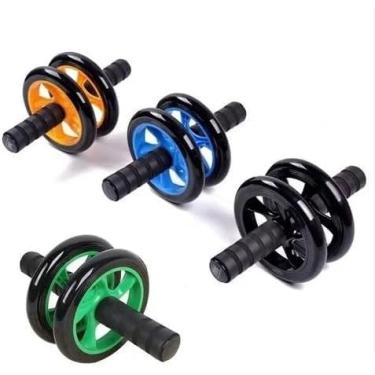 Imagem de Roda Para Exercícios Abdominal Com Tapete Fitness.Defina seu Abdomêm com Potência, Treino Intenso para o Core. No Conforto e Segurança da sua Casa