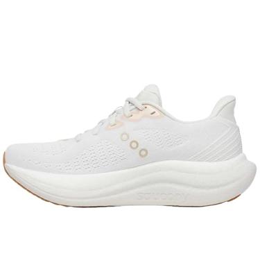 Imagem de Saucony Tênis feminino Triumph 23, Branco/Ártico, 9 Wide