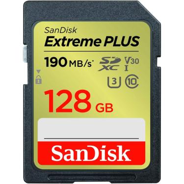Imagem de SanDisk - Cartão de memória Extreme PLUS 128GB SDXC UHS-I-SDSDXWA-128G-ANCIN