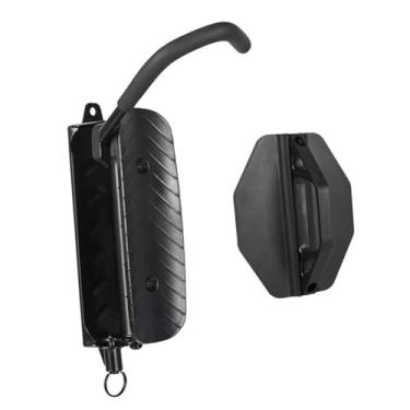 Imagem de Tachiuwa Suporte de parede giratório para bicicletas, suporte de parede para garagem, suporte de armazenamento de bicicletas, gancho de armazenamento para, Gancho Preto