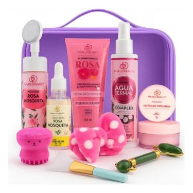Imagem de Kit Skincare Limpeza E Hidratação Rosa Mosqueta Completo - phallebeaut