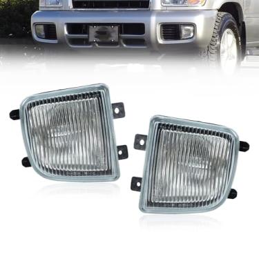 Imagem de JESYMBX Para Nissan Pathfinder 1999-2004 Par de lâmpadas de neblina para para-choque dianteiro