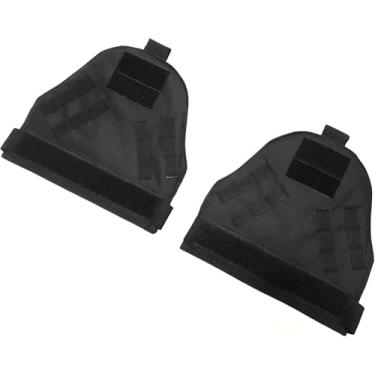 Imagem de septacgears Airsoft Paintball Outerdoor Tactical Molle Almofadas de Ombro Molle SpecOps Guards Protector Pads Nylon Conjunto Preto