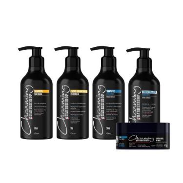 Imagem de Kit Limpeza Completa para Barba e Cabelo Charming Barbershop