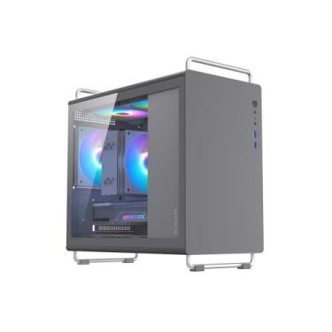 Imagem de Gabinete Gamer Tiny Pro Lateral De Vidro Com 5 Fans Rgb - BLUECASE