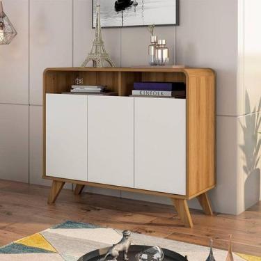 Imagem de Buffet aparador fabrimoveis eccos 3 portas nature/offwhite