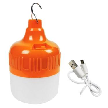 Imagem de Lâmpada LED de Emergência Recarregável 50W Iluminação Externa Confiável 3 Modos de Iluminação Ambientes Externos Interno Casa Caminhadas Iluminação