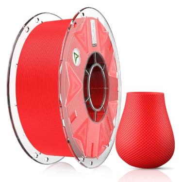 Imagem de Creality Filamento PLA, filamento de impressora 3D Hyper PLA PRO de alta velocidade 30-600 mm/s, suporte de bobina de 1 kg CFS, serve para a maioria das impressoras 3D e combo K2 Plus, vermelho