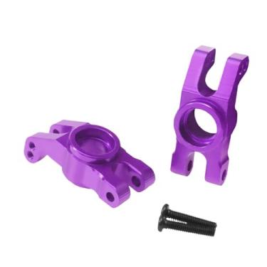 Imagem de simhoa 2x 1:14 escala RC eixo traseiro assento RC conjunto de direção Sturdy Toys Hobby peça de substituição de atualização para modelo de caminhão para, Roxo