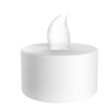 Imagem de Vela de LED sem chama, vela elétrica, de longa duração, de plástico brilhante, colorida.