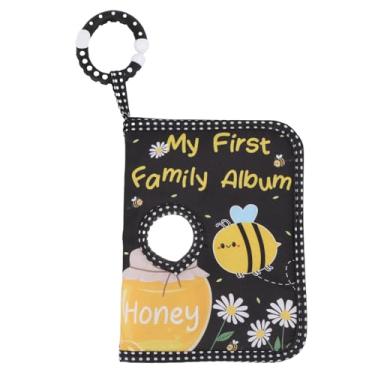Imagem de TOPINCN Álbum de Fotos do bebê, Livro de bebê Soft Baby Book Primeiro Livro de Fotos Bee Temático Crianças Famílias Livro de Família Com Mirror de Segurança para Recorde de Crescimento