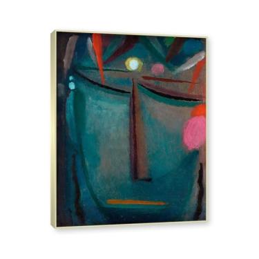 Imagem de NHLDZYH Moldura champanhe. Alexej von Jawlensky, impressão clássica, (coroa de espinhos), decoração de parede para cozinha, quarto. 60x80cm