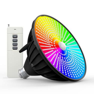 Imagem de HWaySoul Lâmpada de Piscina para Piscina Inground 60W 120V RGB Mudança de Cor Lâmpada LED Subaquática para Piscina com Controle Remoto Substituição para Lâmpadas Pentair e Hayward