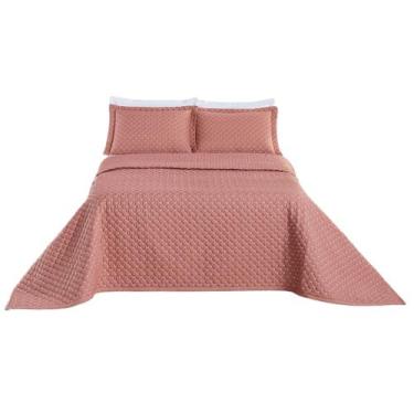Imagem de Cobre Leito Macio 200 Fios Cama Grande King Size 3Pçs Ravena - EMPÓRIO