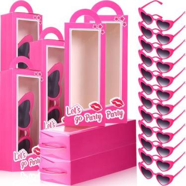 Imagem de Conjunto de caixas de presente Resurhang 12 Pink Doll com óculos de so