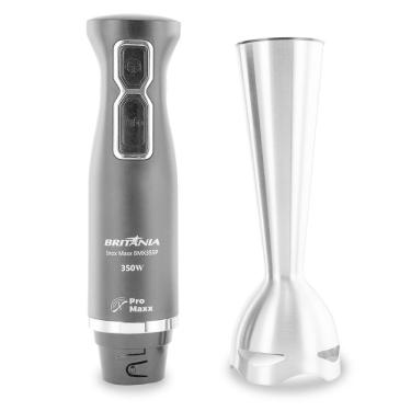 Imagem de Mixer Inox Maxx Bmx355p 350W Britânia Preto Jarra 1,05L 110V
