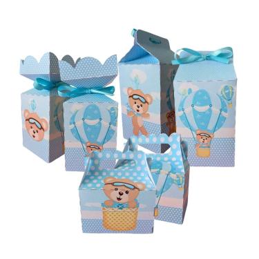 Imagem de Kit Festa Lembrancinhas Personalizada Tema Ursinho Baloeiro