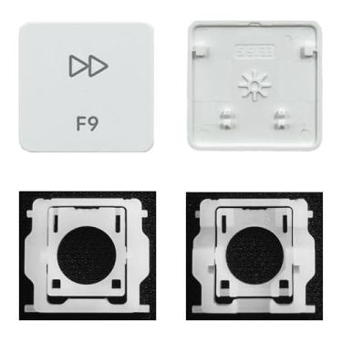 Imagem de GRMTRV Dobradiça individual de substituição para teclado Magic A2438 A2439 A2449 A2450 A3118 A3203 2021-2024 ano (tecla F9)