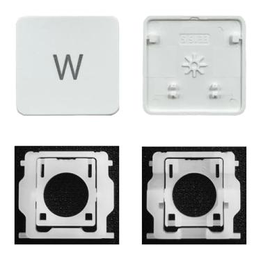 Imagem de GRMTRV Dobradiça individual de substituição para teclado Magic A2438 A2439 A2449 A2450 A3118 A3203 2021-2024 Ano (W)