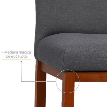 Imagem de KIT 2 Banqueta Safira 75cm - MS DECOR, Parma Grafite 82