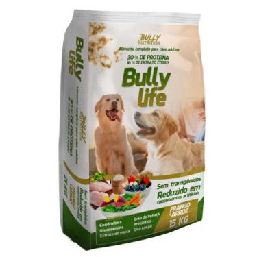 Imagem de Ração Natural Para Cachorro Super Premium Bully Life 15Kg  Nutrição Eq
