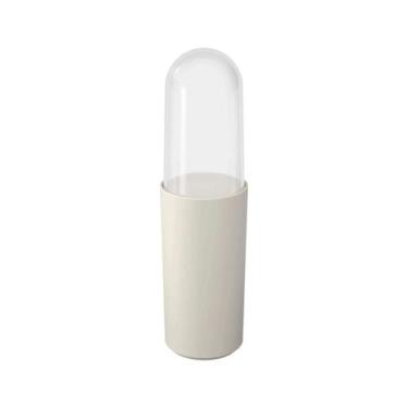 Imagem de Porta Escova de Dente com Tampa Light Gray Cinza Claro Brinox - 13100/