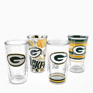 Imagem de Tervis NFL Green Bay Packers - Copo sortido feito nos EUA com isolamento térmico de parede dupla mantém as bebidas frias e quentes, 473 ml,