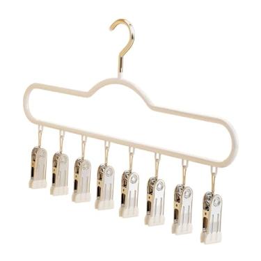 Imagem de Fenteer Cabide para roupas íntimas, meias, secador de roupas, cabide leve para roupas íntimas, suporte para gravatas, toalhas, banheiro, área externa